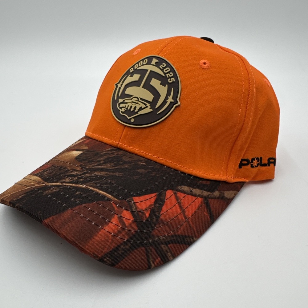 Minnesota Wild 25th Anniversary NHL Cap Hat Strapback Blaze Orange Hunt Camo SGA